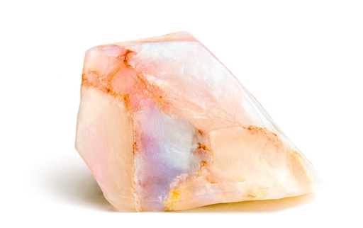 [SR-White.Opal] Soap Rocks - White Opal / Peach Geranium Moss