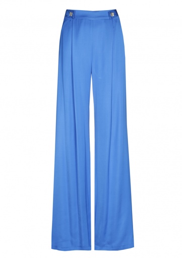 Caroline Biss - LOOSE-FITTING DRESS PANTS, STRAIGHT LEG, MID WAIST - Electric Blue