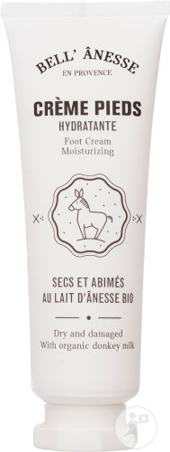 Bell' Anesse - Fußcreme - Crème Pieds hydrante au lait d‘anesse bio - Eselsmilch - 120ml 