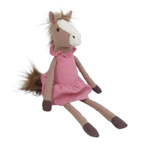 [Lini-10-020] Mea Lini - Stoffpuppe Pferd Pauline groß 40cm