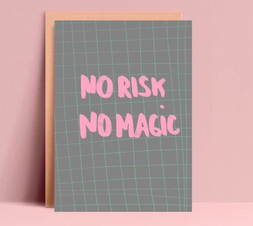 Hej Ibiza - Postkarte - No Risk No Magic 