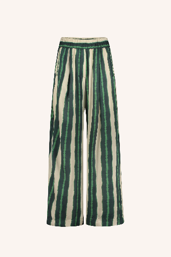 By Bar - Benji Tie Dye Pants - 446 Green Tie Dye Stripe