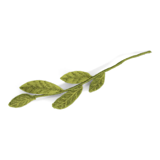 [11823] Gry & Sif (Filz) - Branch with Mix Green Leaves