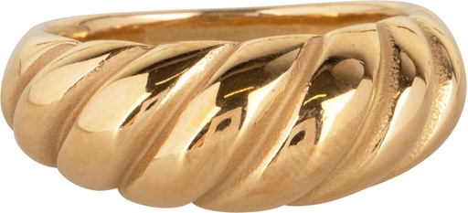 Charmins Ring - R996 - Chubby Croissant Gold Ring