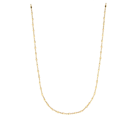 [44010-42-G] Jeberg Jewellery - CELINE necklace 42 + 3 cm gold - 23