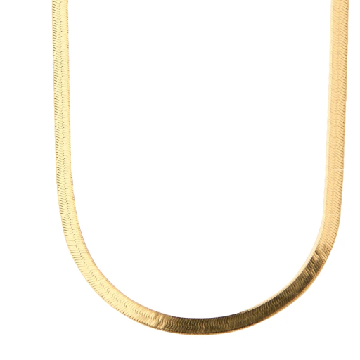 [4516-45-Gold] Jeberg Jewellery - AURA necklace gold 45 cm