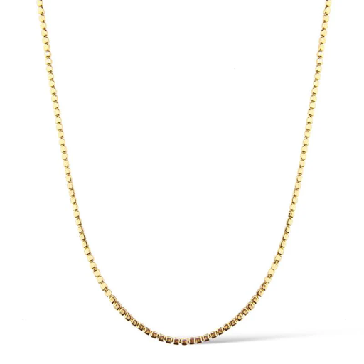 [4615-42] Jeberg Jewellery - Penelope - necklace gold 42 cm + 3 cm