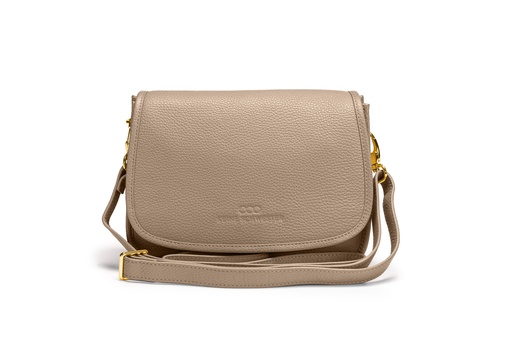 [15005] ELLA | taupe | gold | genarbt