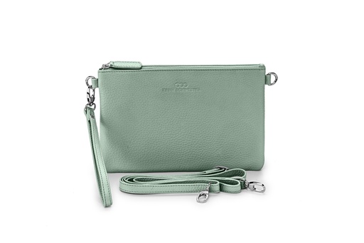 [7564] FENJA | mint | silber | genarbt