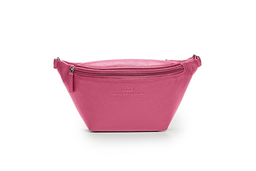 [9310] KIM Gürteltasche | pink | silber | Weite 100-165 | genarbt