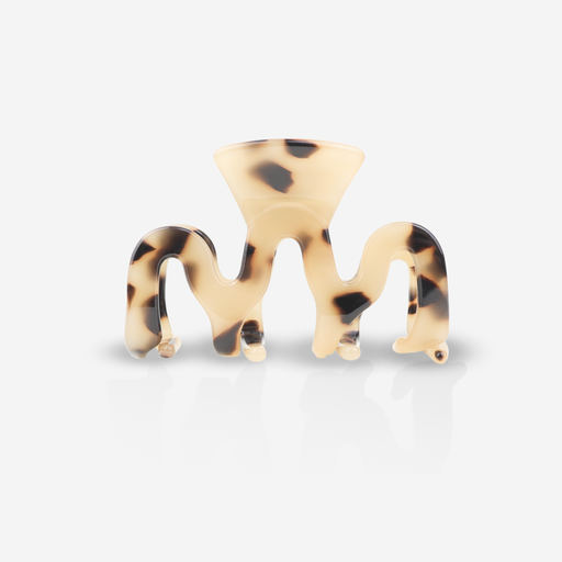 [L-01] Sasstie - Wave Cheetah Haarspange