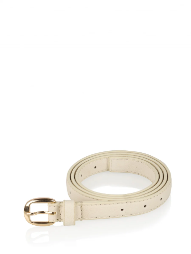 [B21061-04] DWRS - Gürtel FIJI BELT Leder 1381 Off white