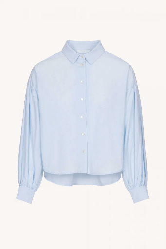 By Bar - sarah short chambray blouse - 650 light blue