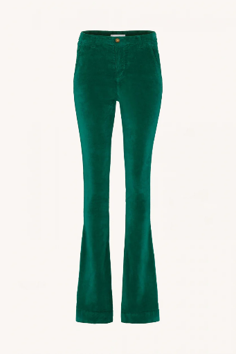 By Bar - leila velvet pant - 423 evergreen